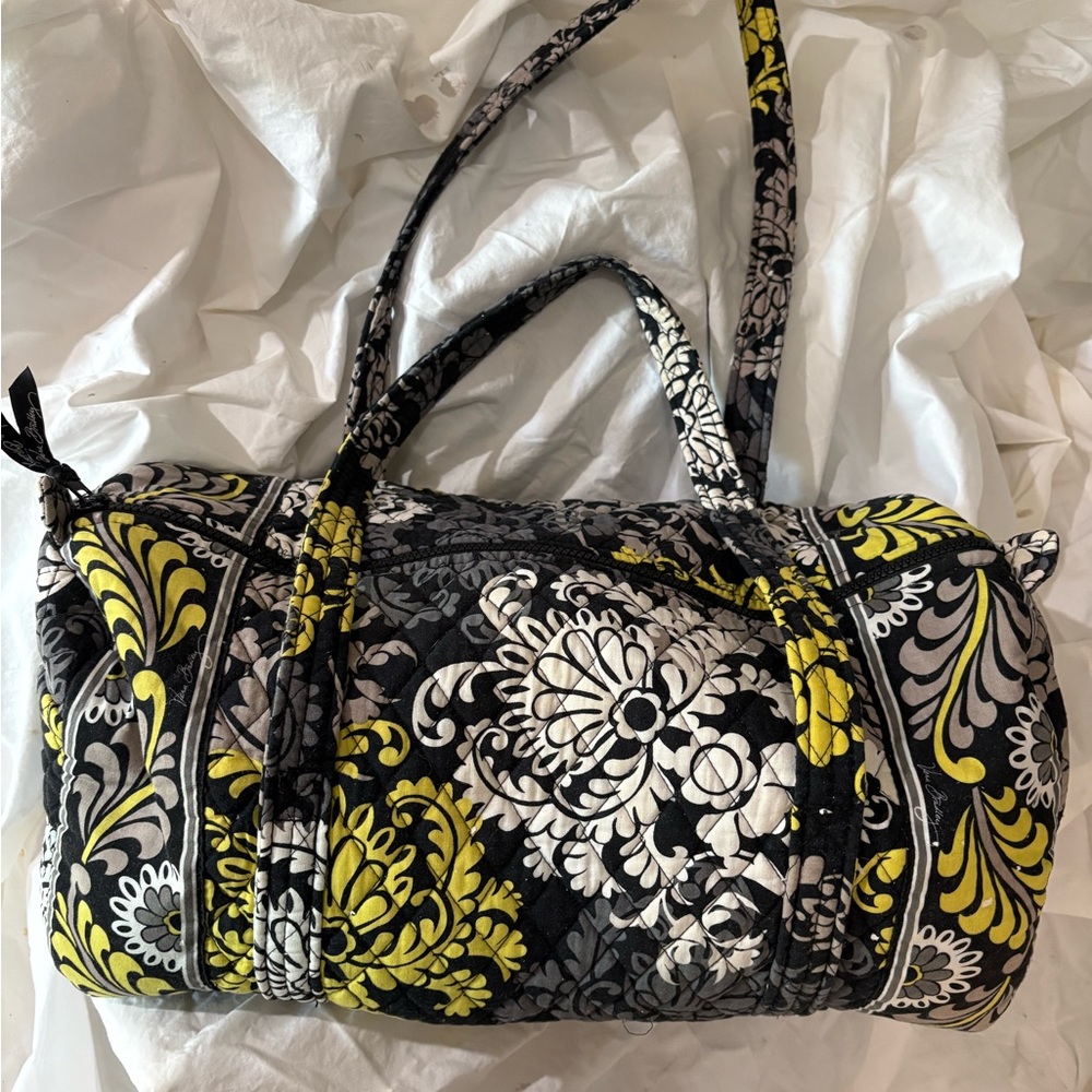 Vintage Retired Vera Bradley Baroque Pattern Travel Tote Bag